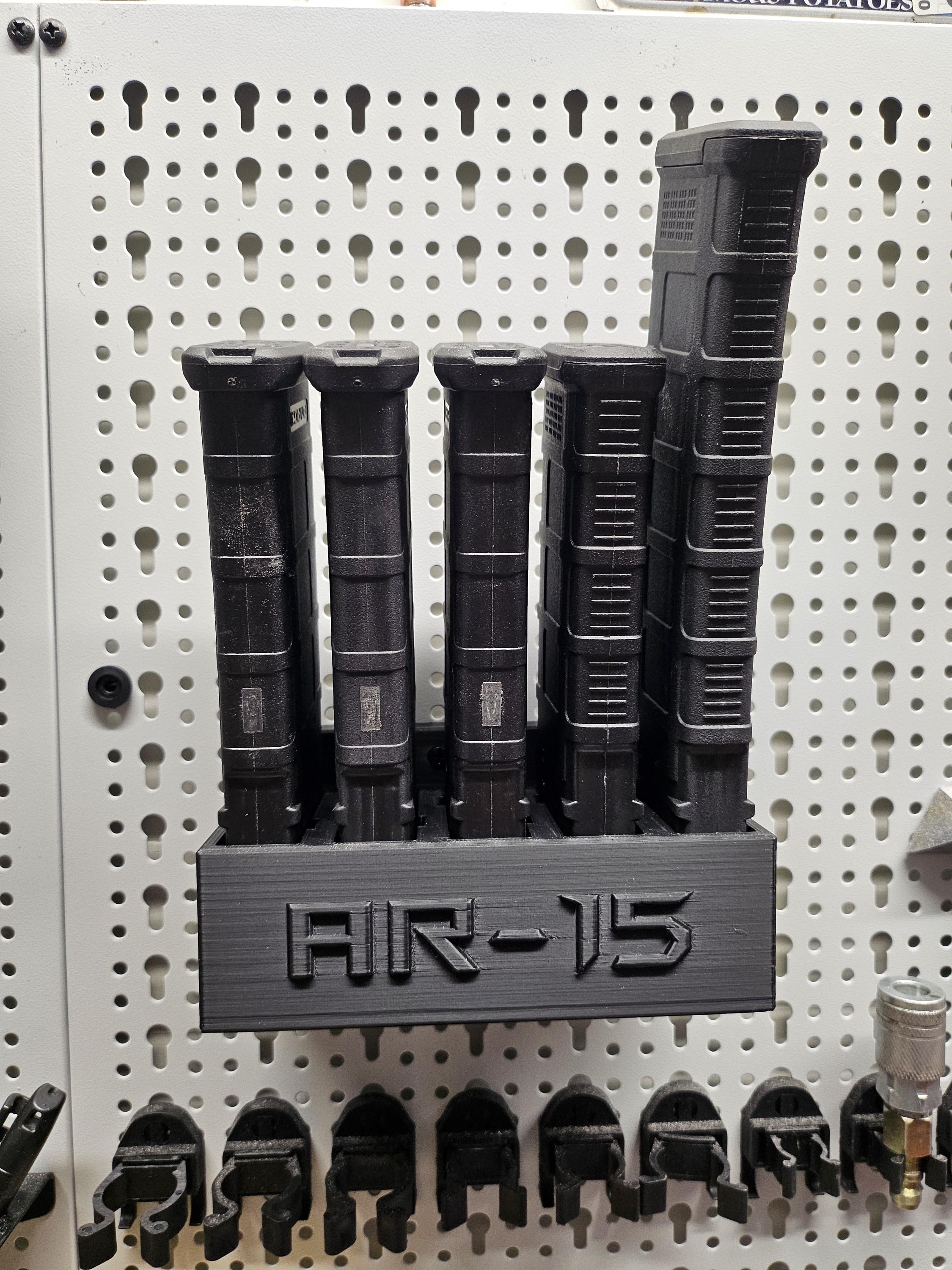 AR-15 magazine holder