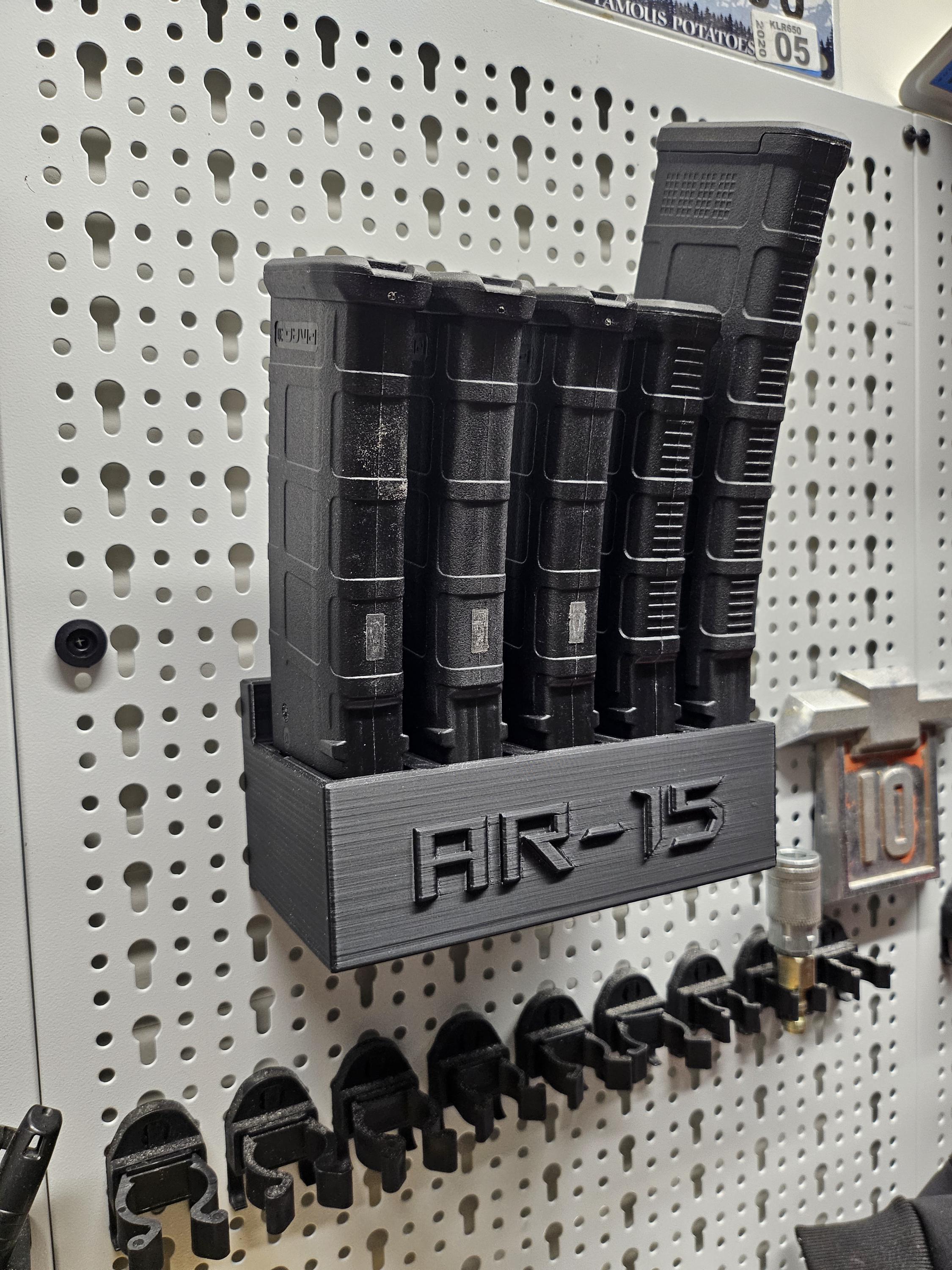 AR-15 magazine holder