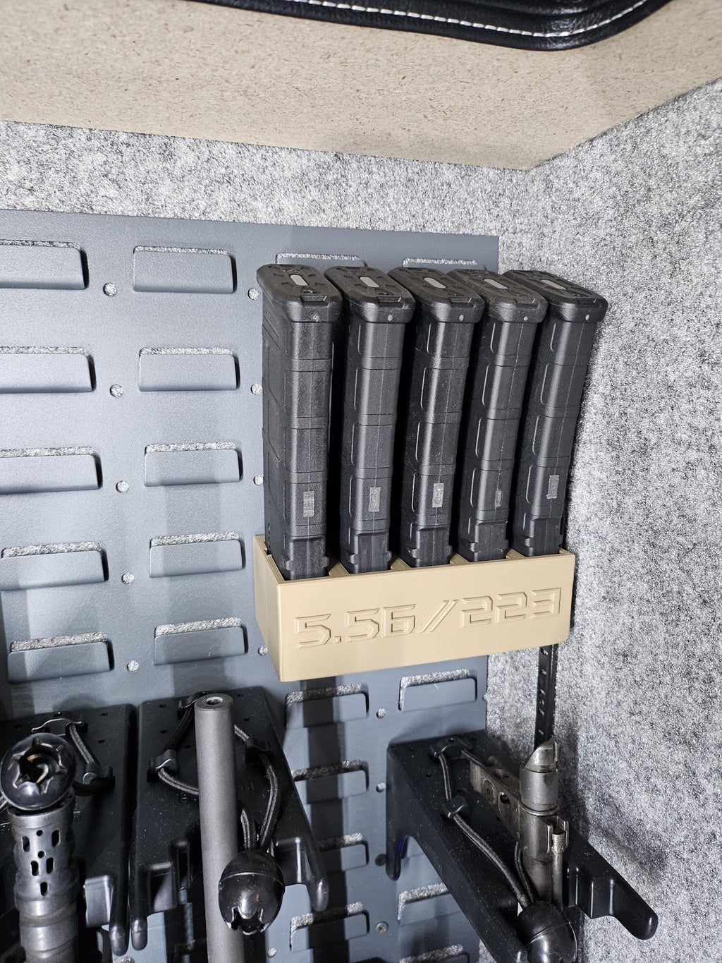 AR-15 magazine holder