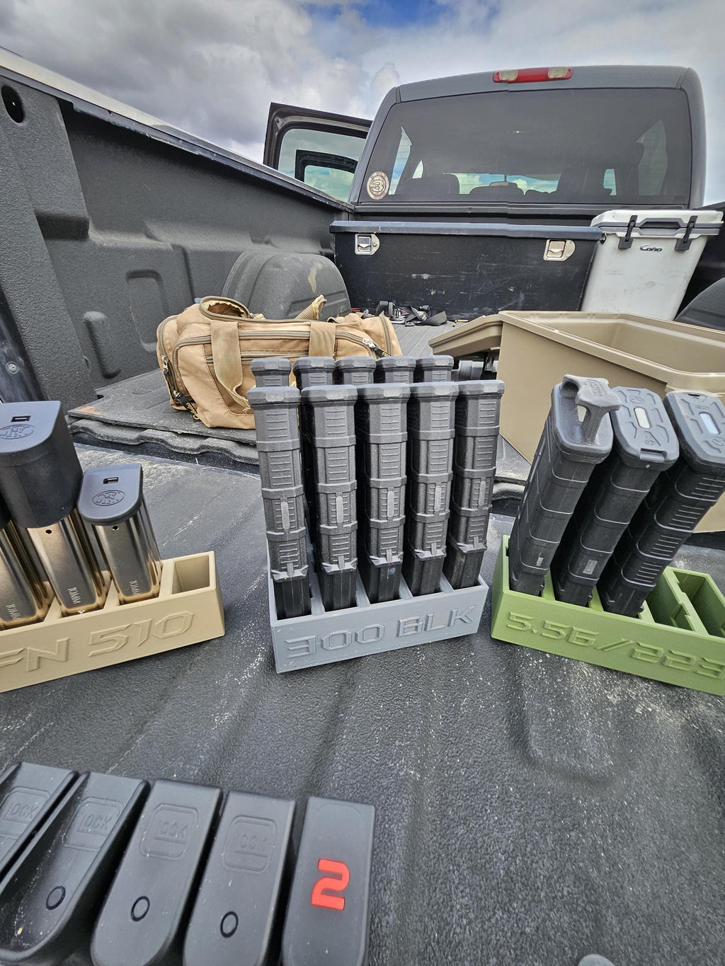AR-15 magazine holder